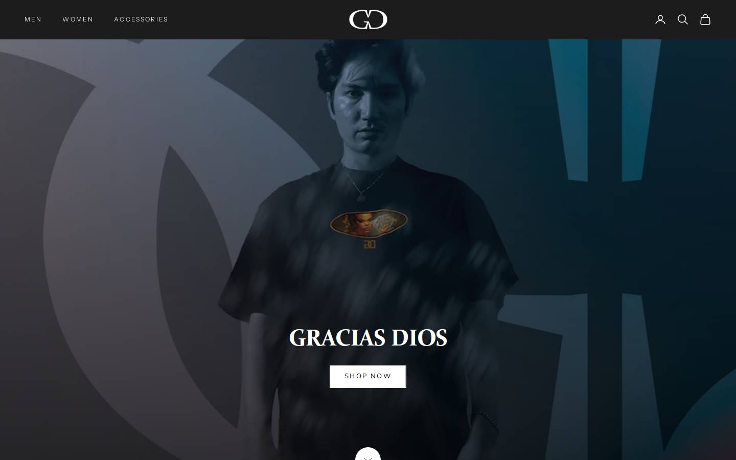 graciasdios.com.au homepage screenshot