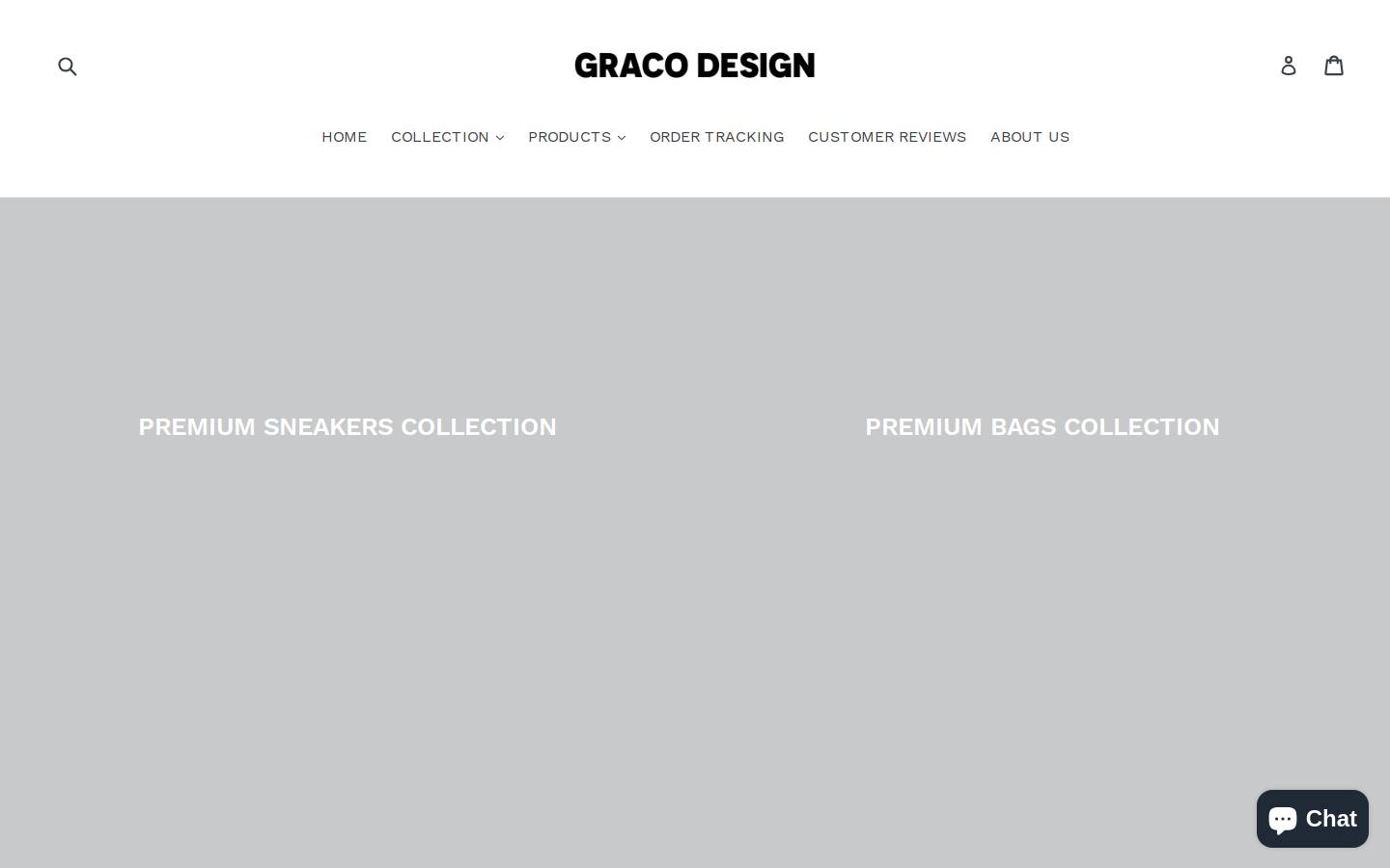 gracodesign.com homepage screenshot