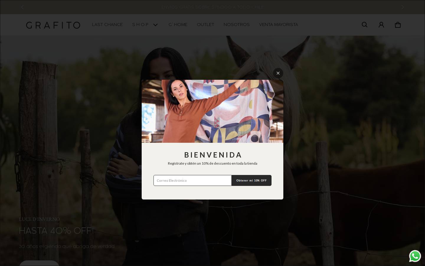 grafito.cl homepage screenshot