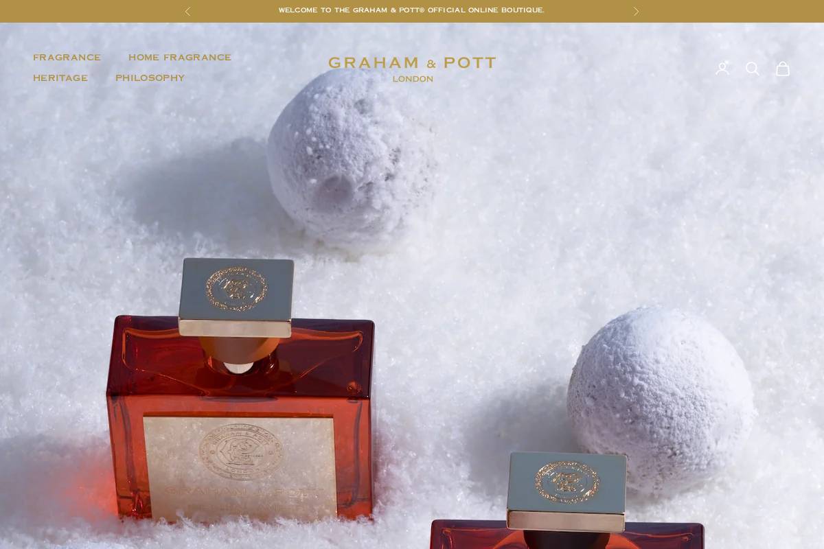 grahamandpott.com homepage screenshot