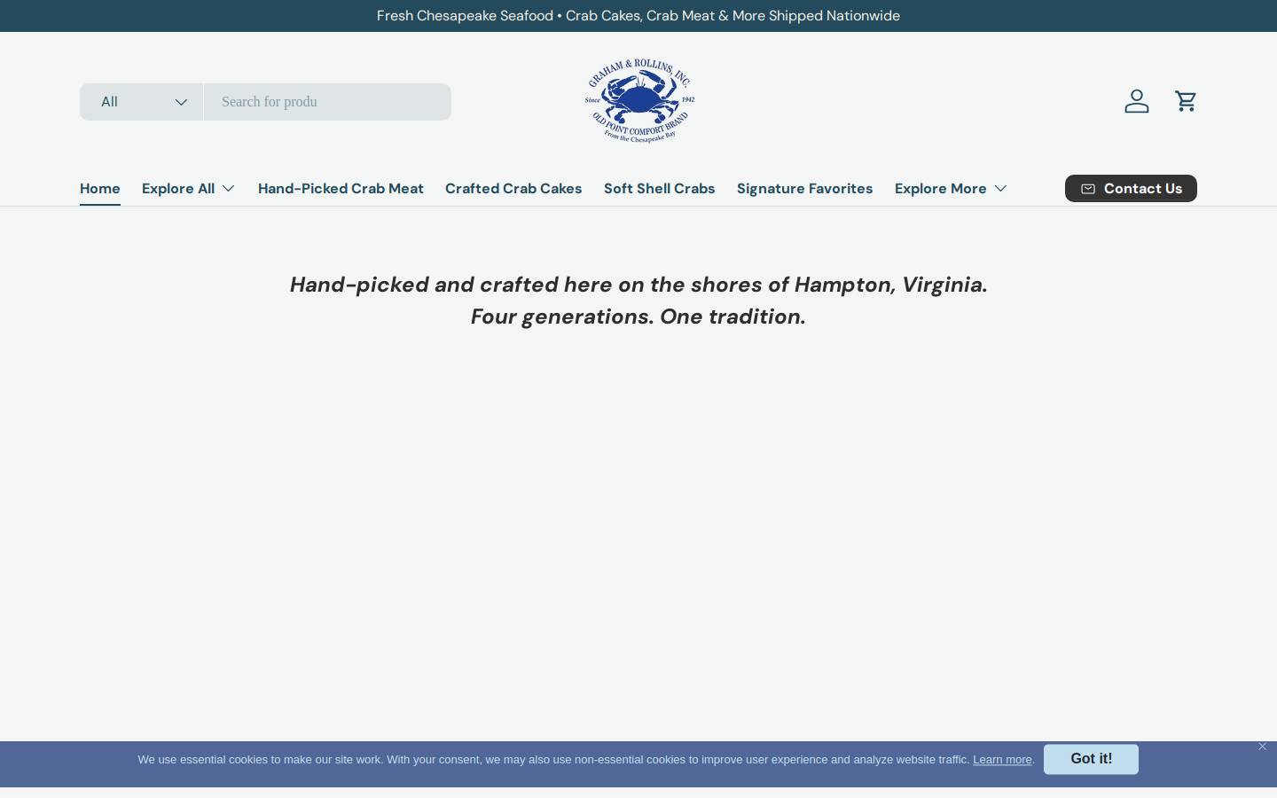 Grahamandrollins homepage screenshot