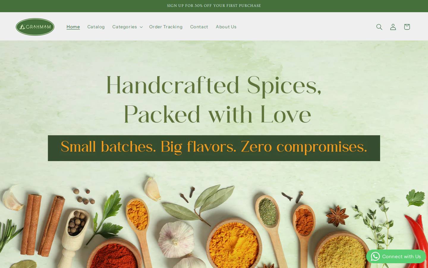 grahmam.com homepage screenshot