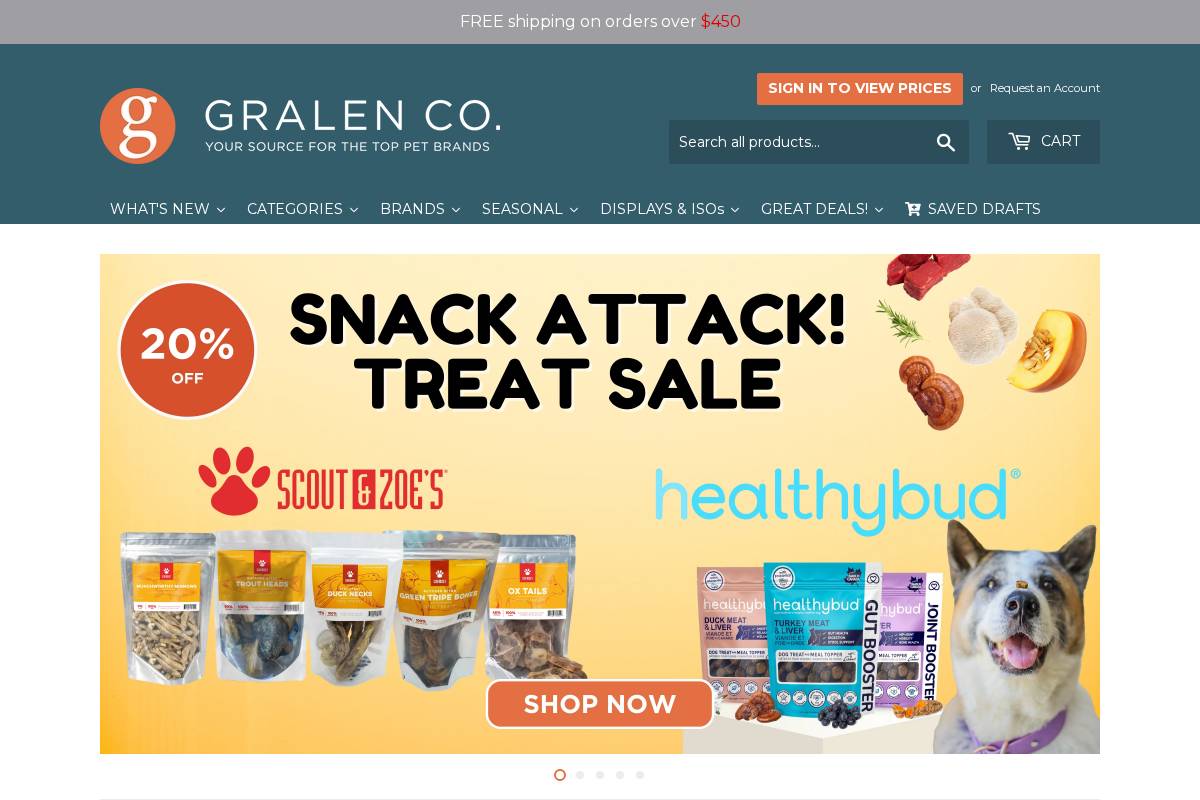 gralenco.com homepage screenshot