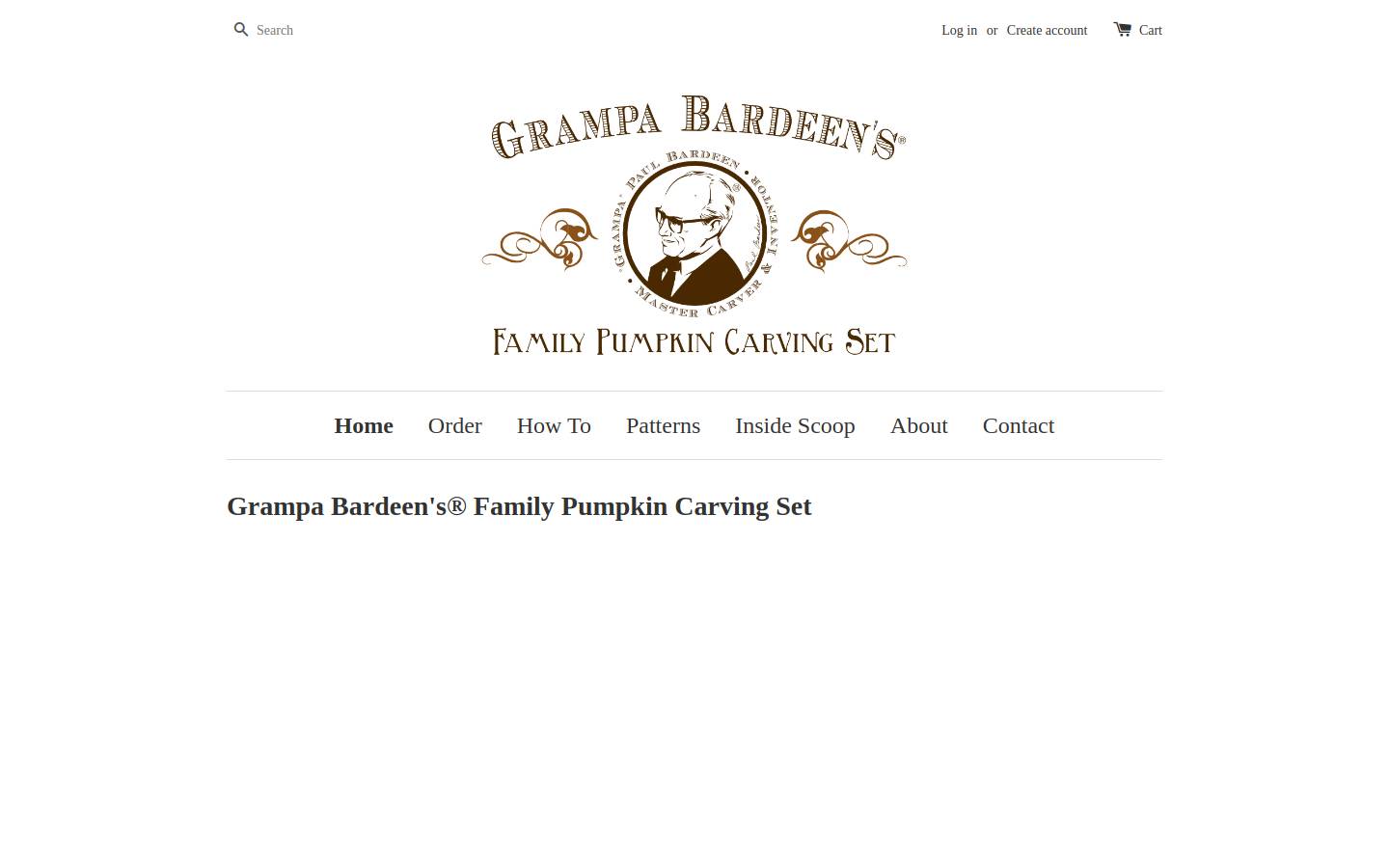 grampabardeen.com homepage screenshot