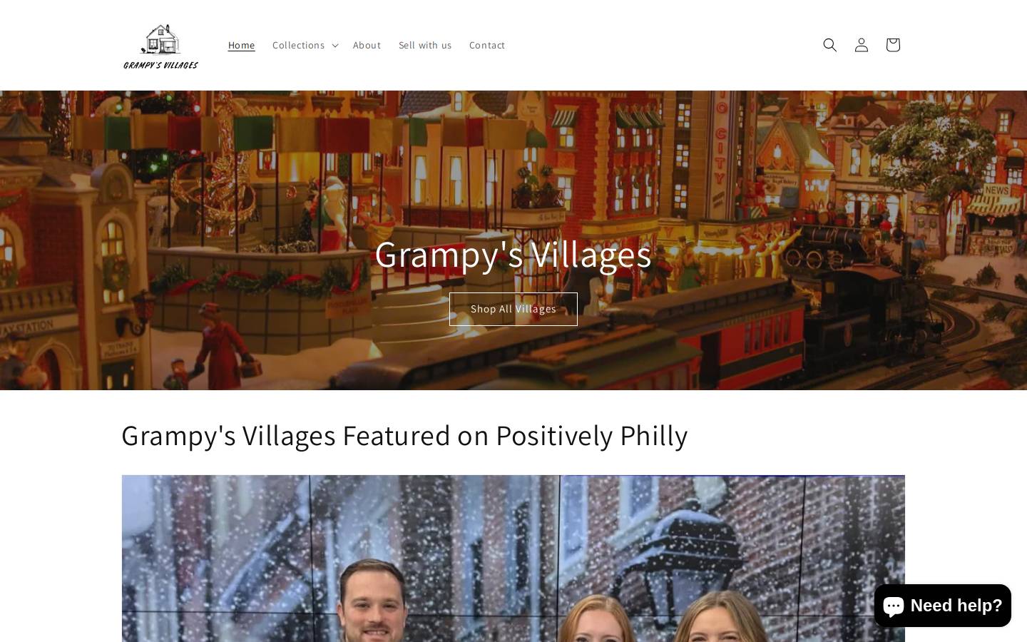 grampysvillages.com homepage screenshot