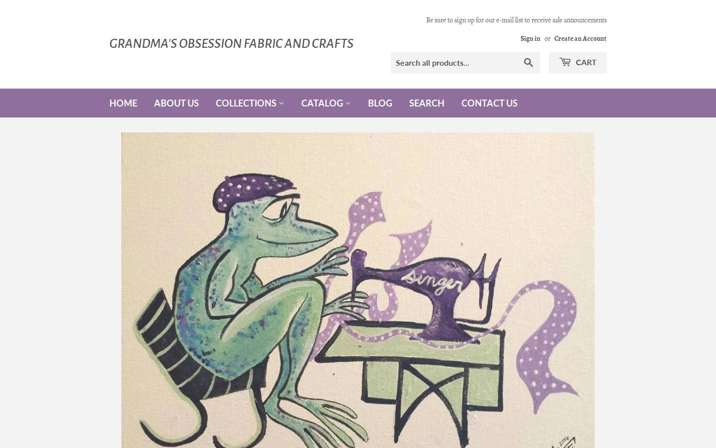 grandmasobsession.com homepage screenshot