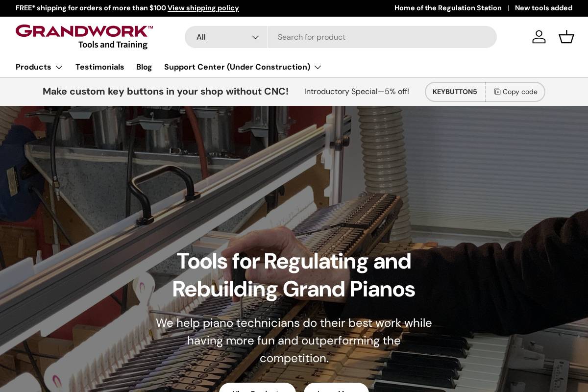 grandwork.tools homepage screenshot