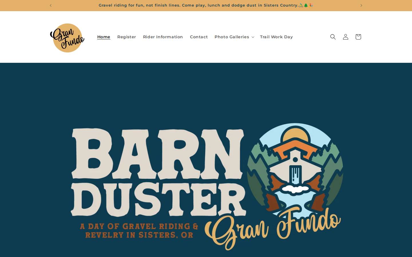 granfundo.com homepage screenshot