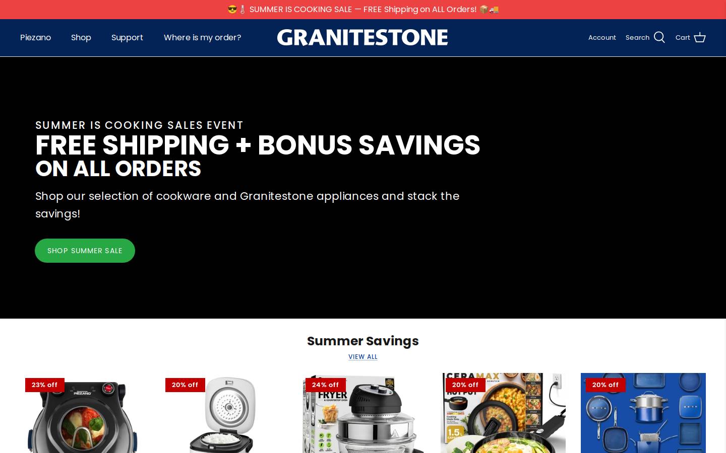 granitestone.com homepage screenshot