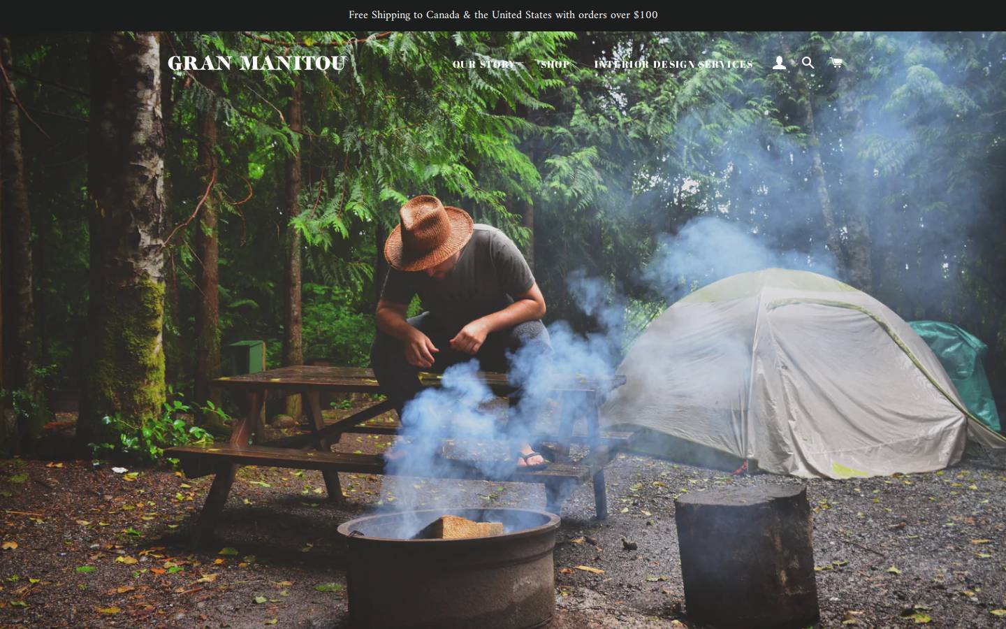 granmanitou.ca homepage screenshot