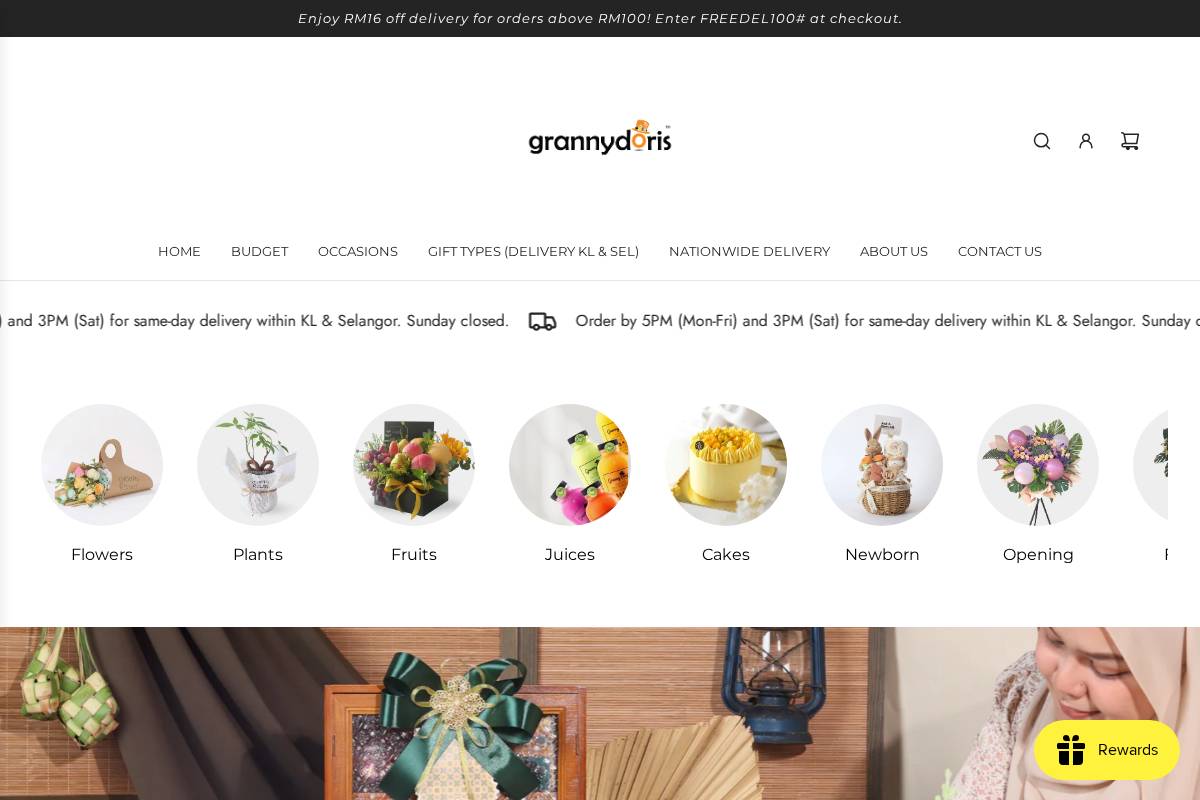 grannydoris.my homepage screenshot