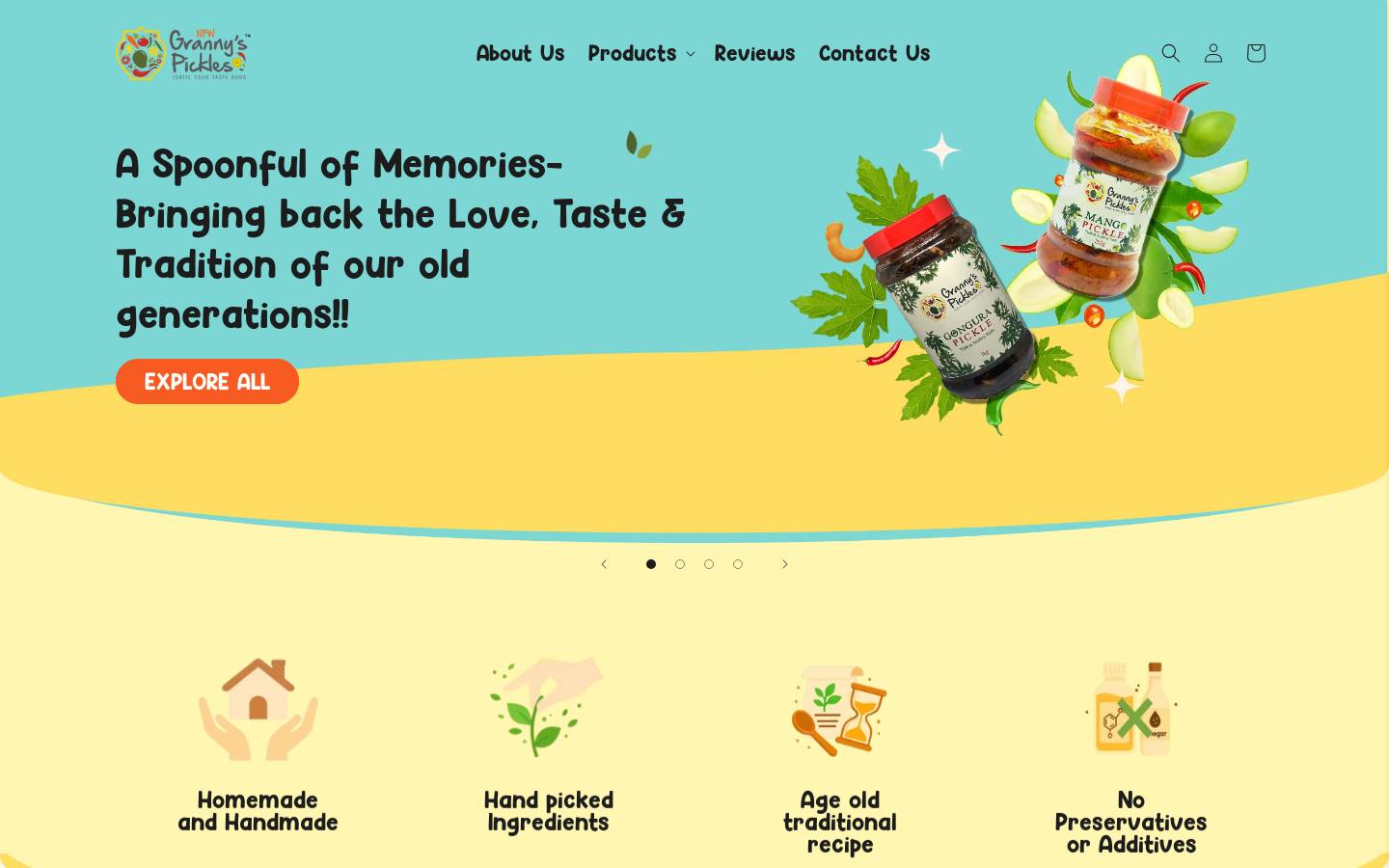 Natural Foodworks homepage screenshot