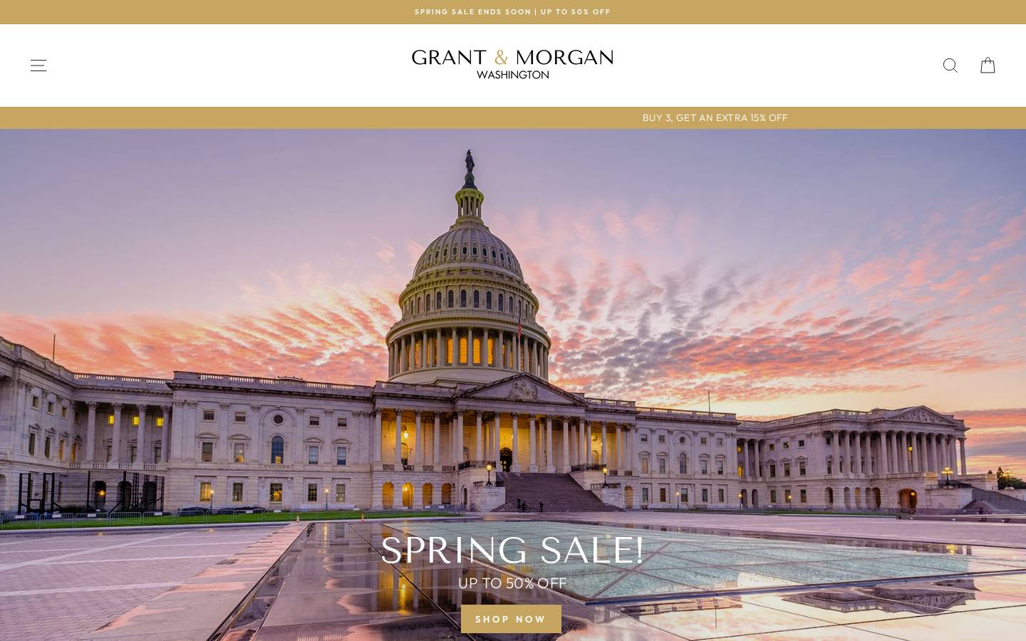 Grant & Morgan homepage screenshot
