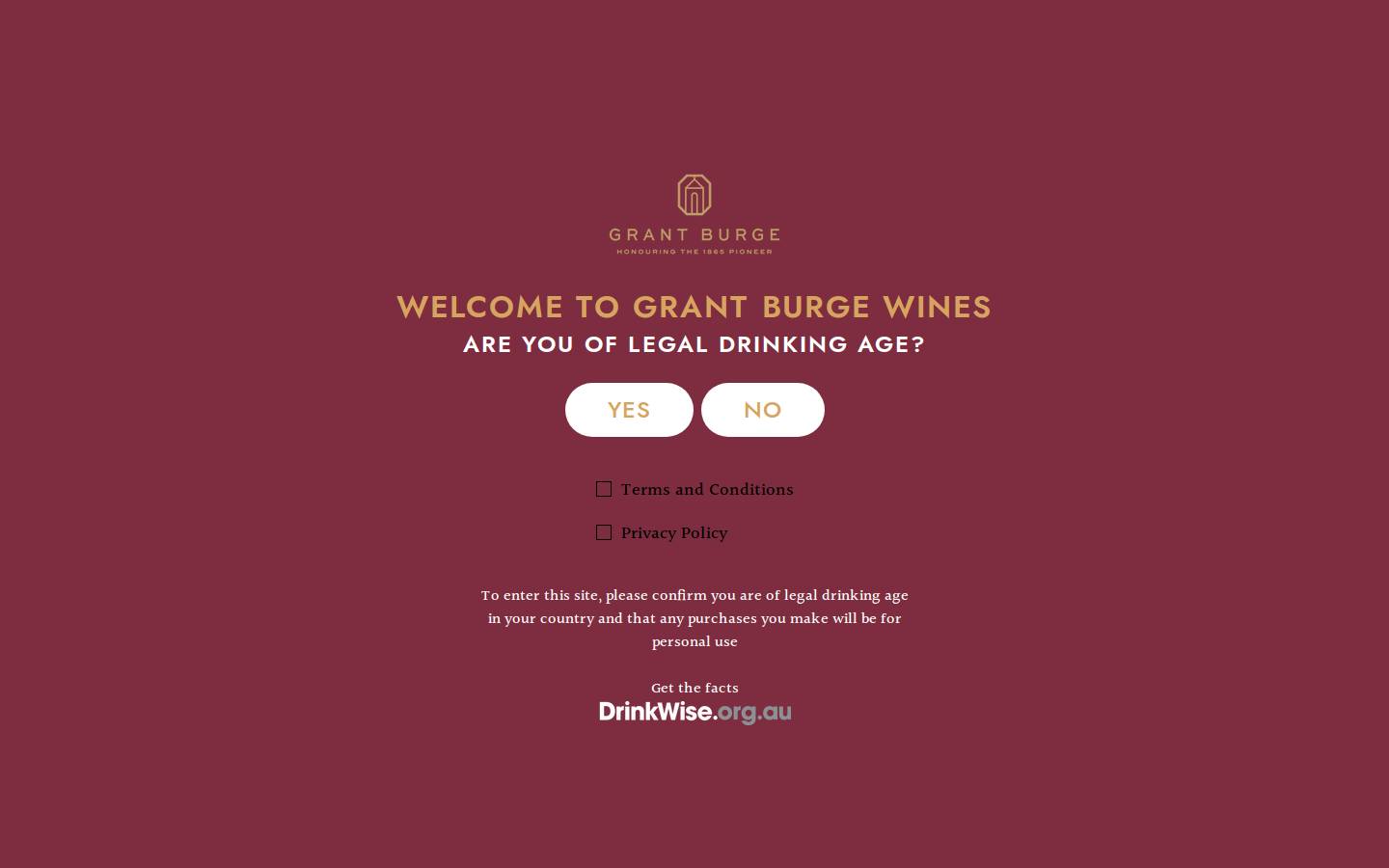 grantburge.com.au homepage screenshot