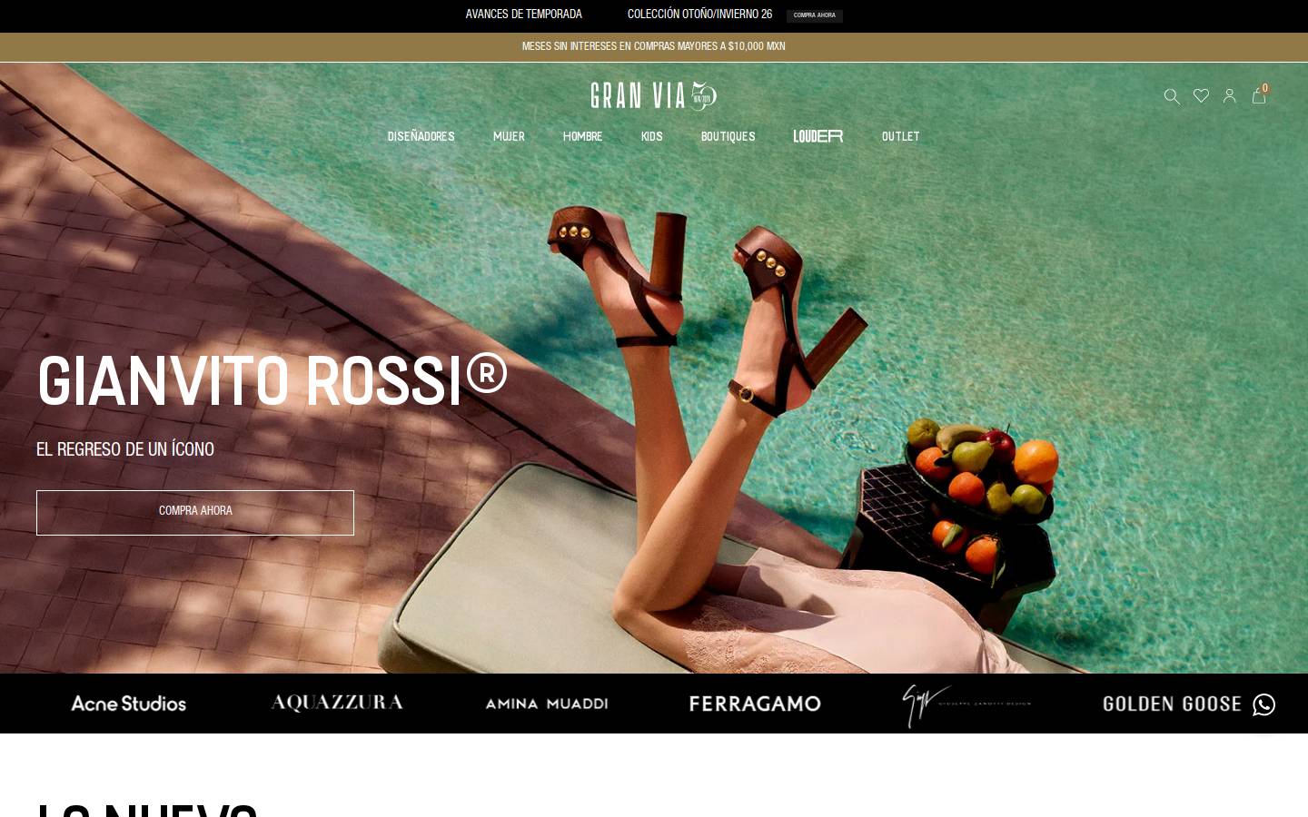 granvia.mx homepage screenshot