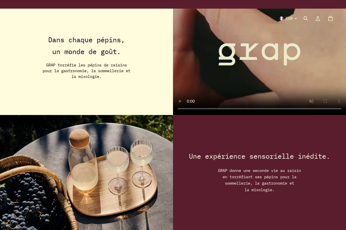 grap.paris homepage screenshot