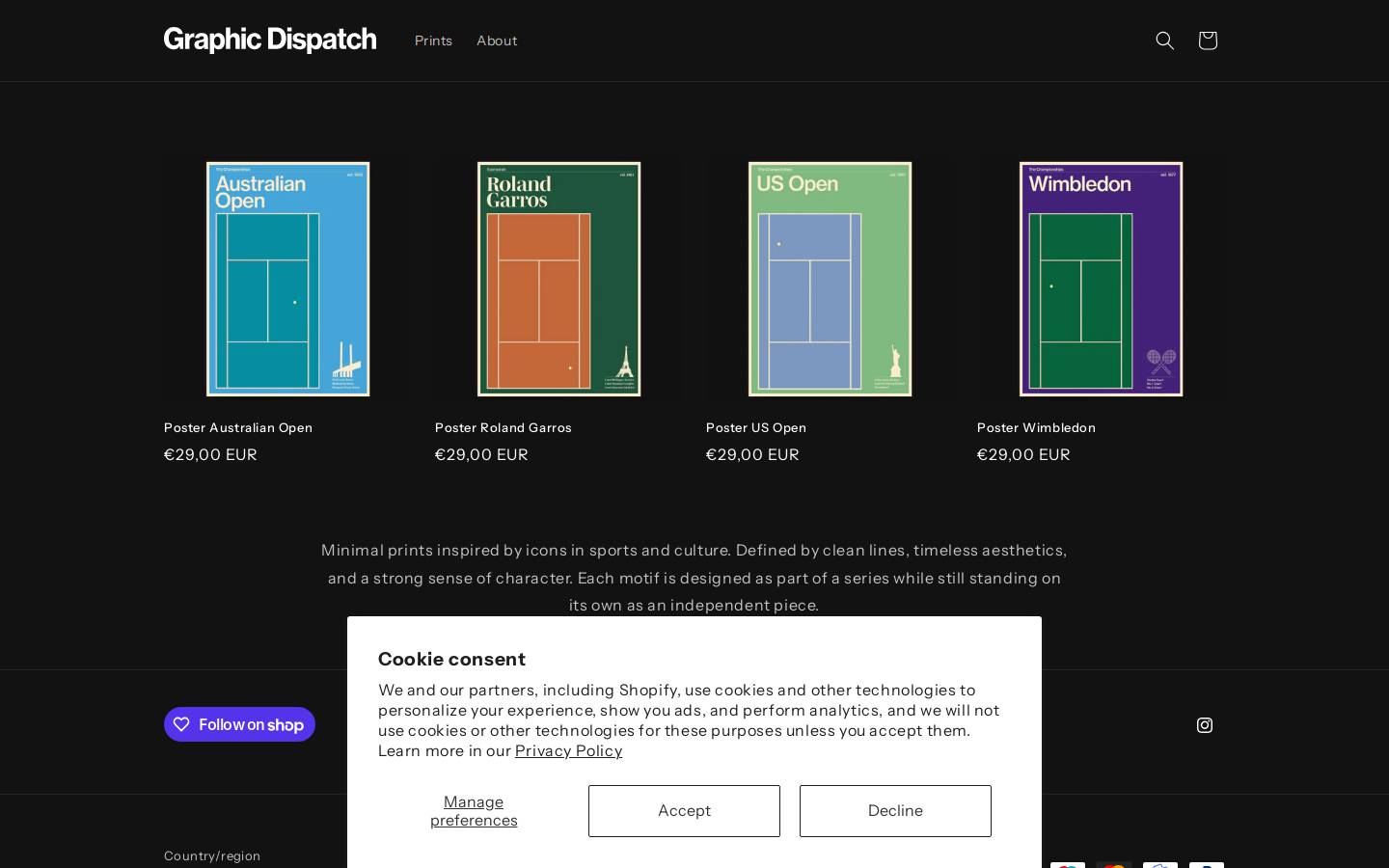 graphicdispatch.com homepage screenshot