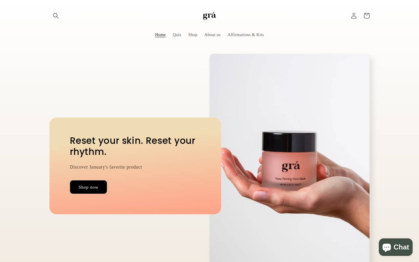 graproducts.com homepage screenshot