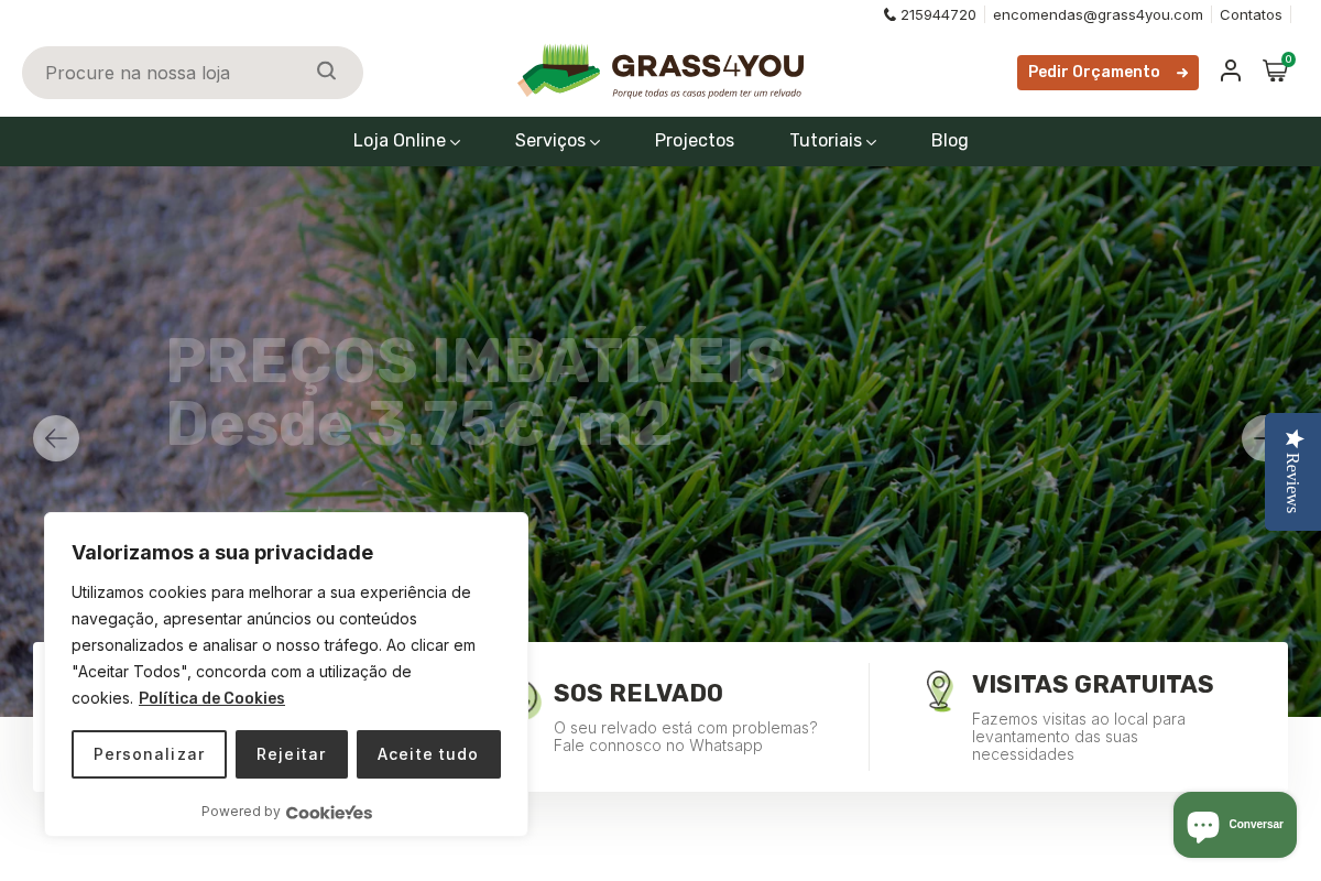 grass4you.com homepage screenshot