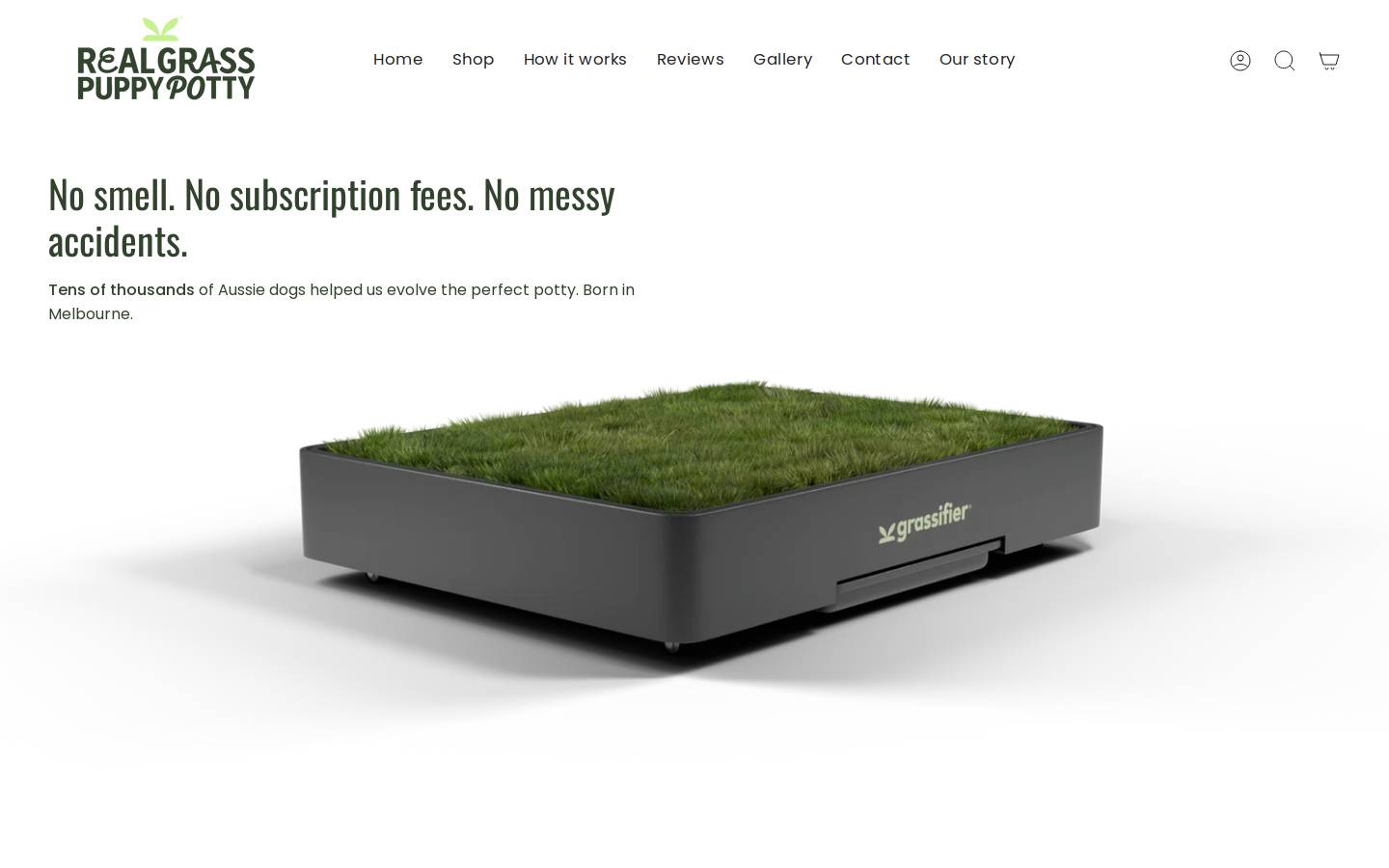 grassdogtoilet.com homepage screenshot