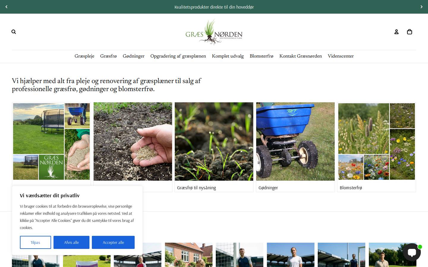 Grassnerd homepage screenshot