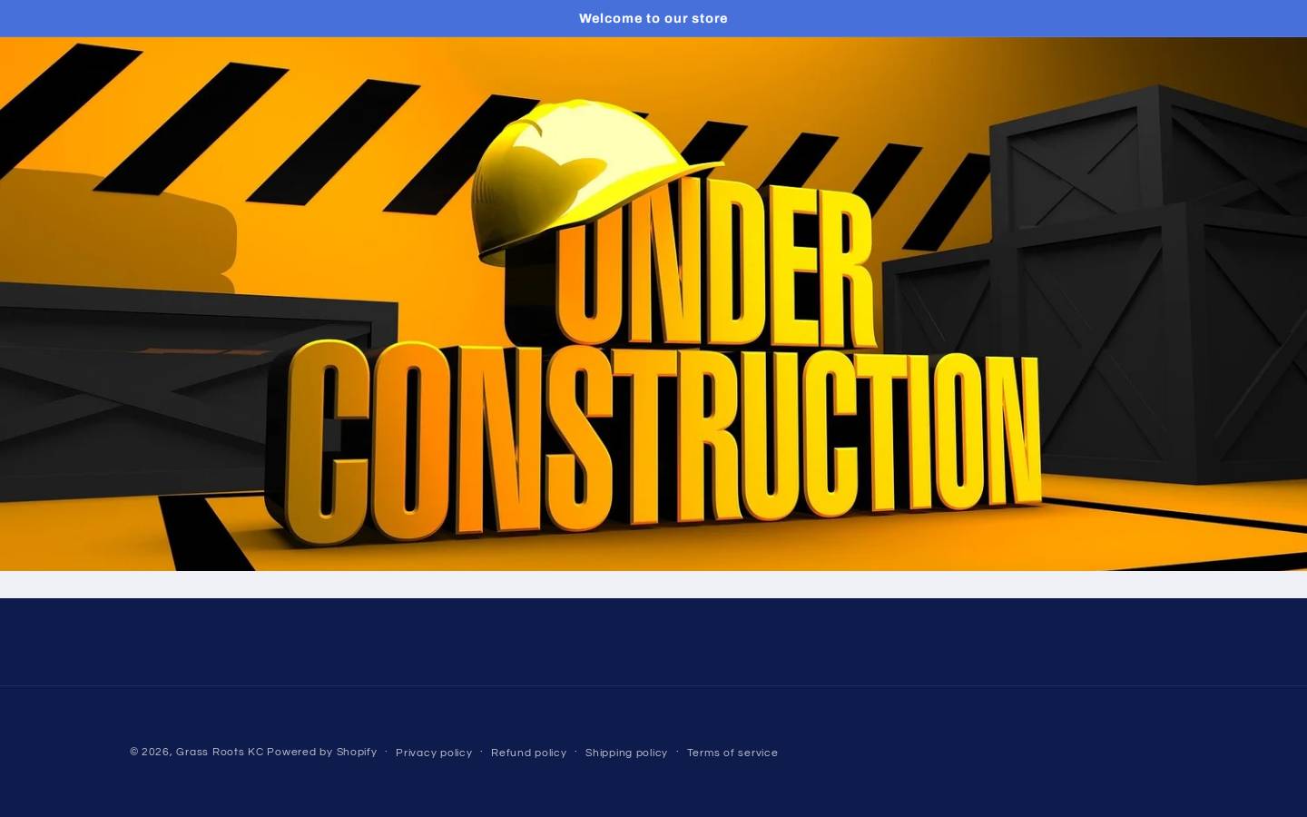 Grass Roots KC homepage screenshot
