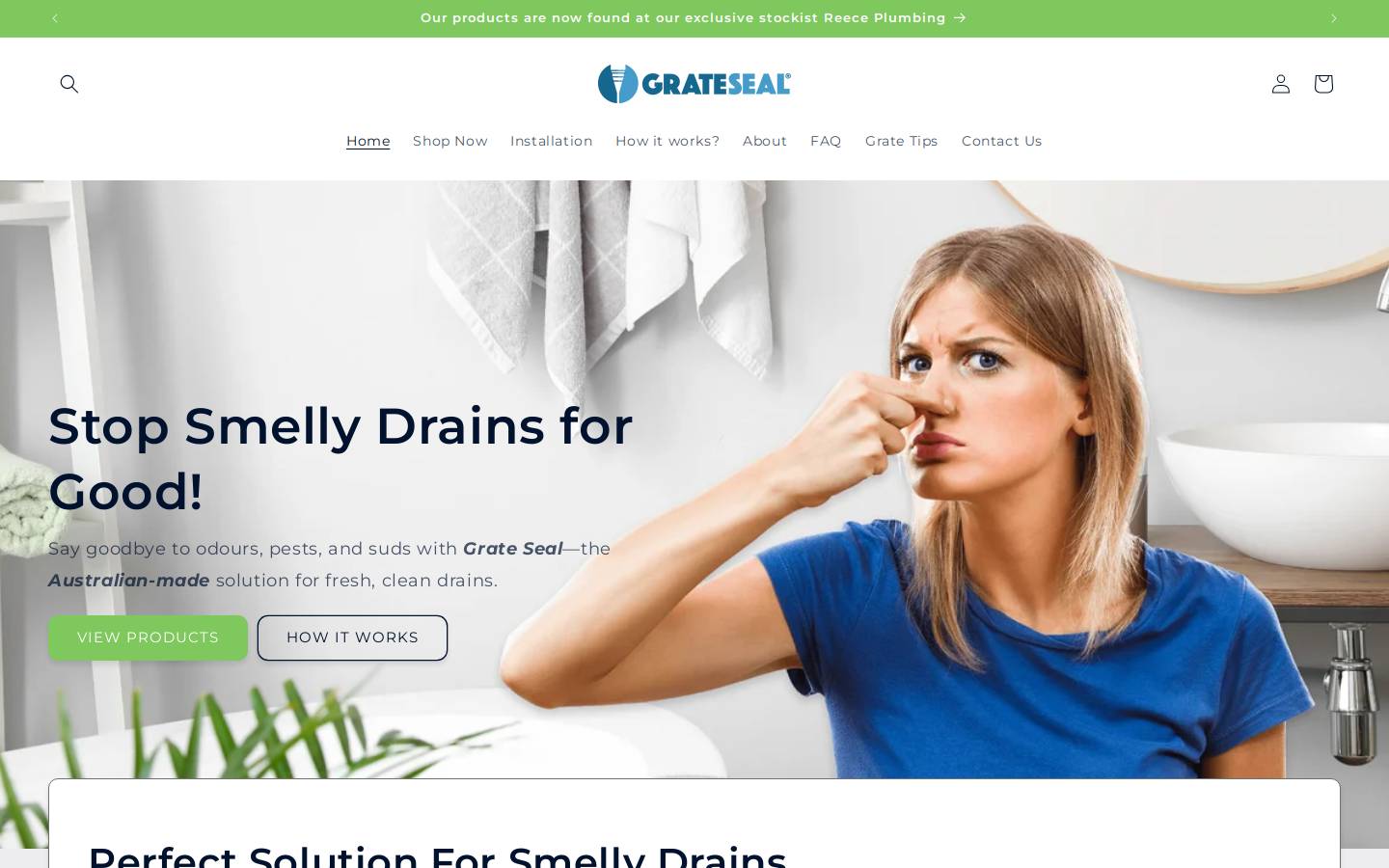 grateseal.com homepage screenshot