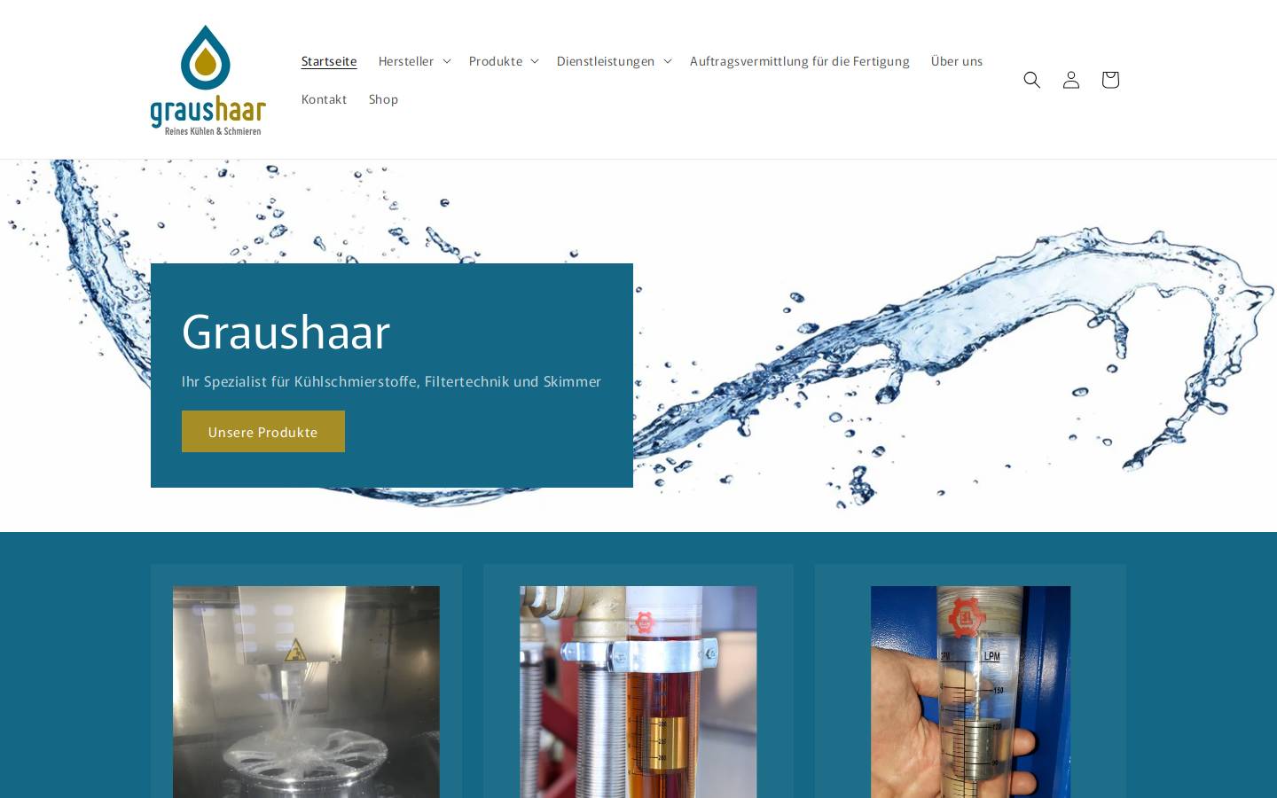 graushaar.de homepage screenshot