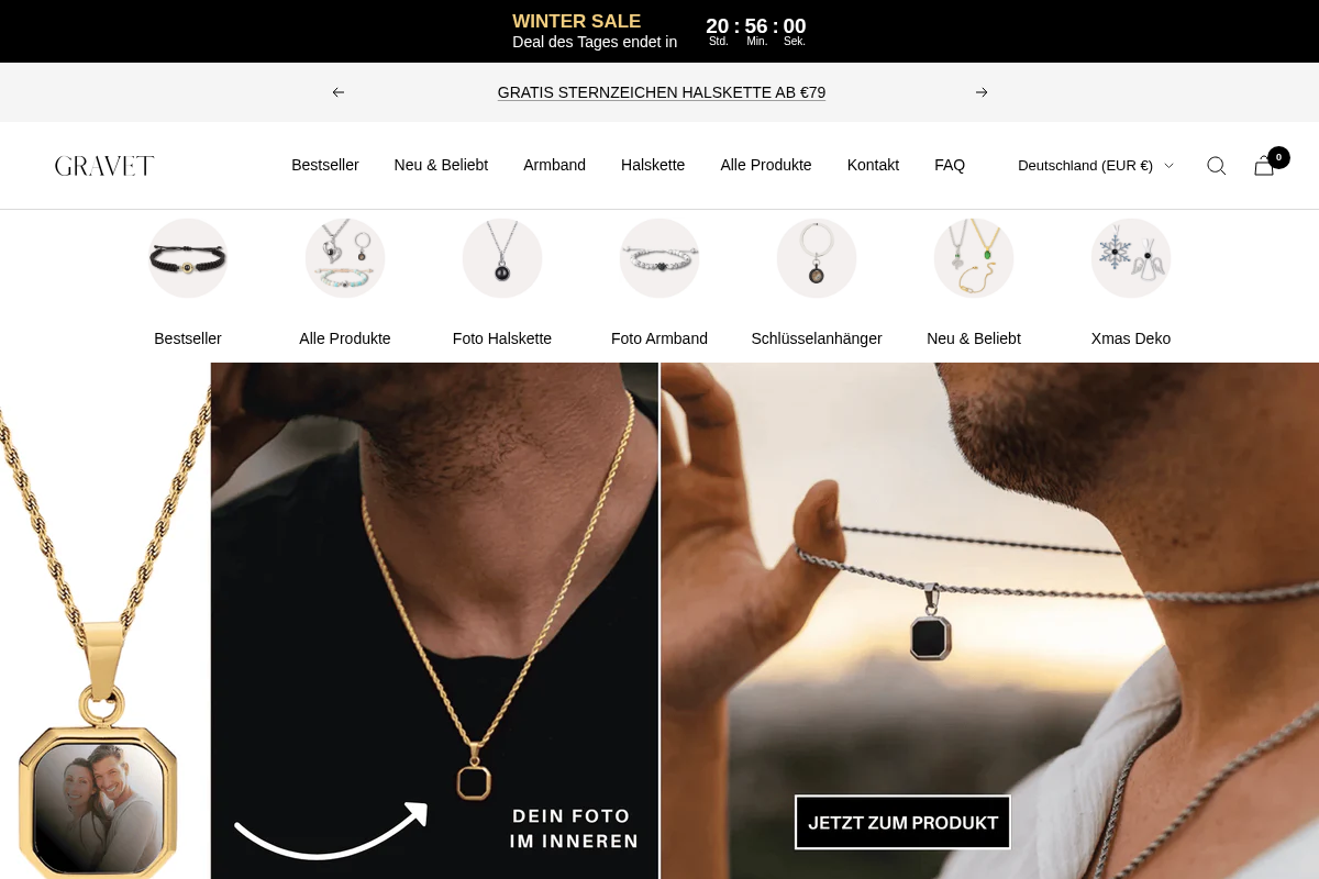 Gravet homepage screenshot