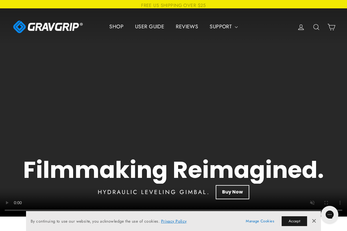 gravgrip.com homepage screenshot