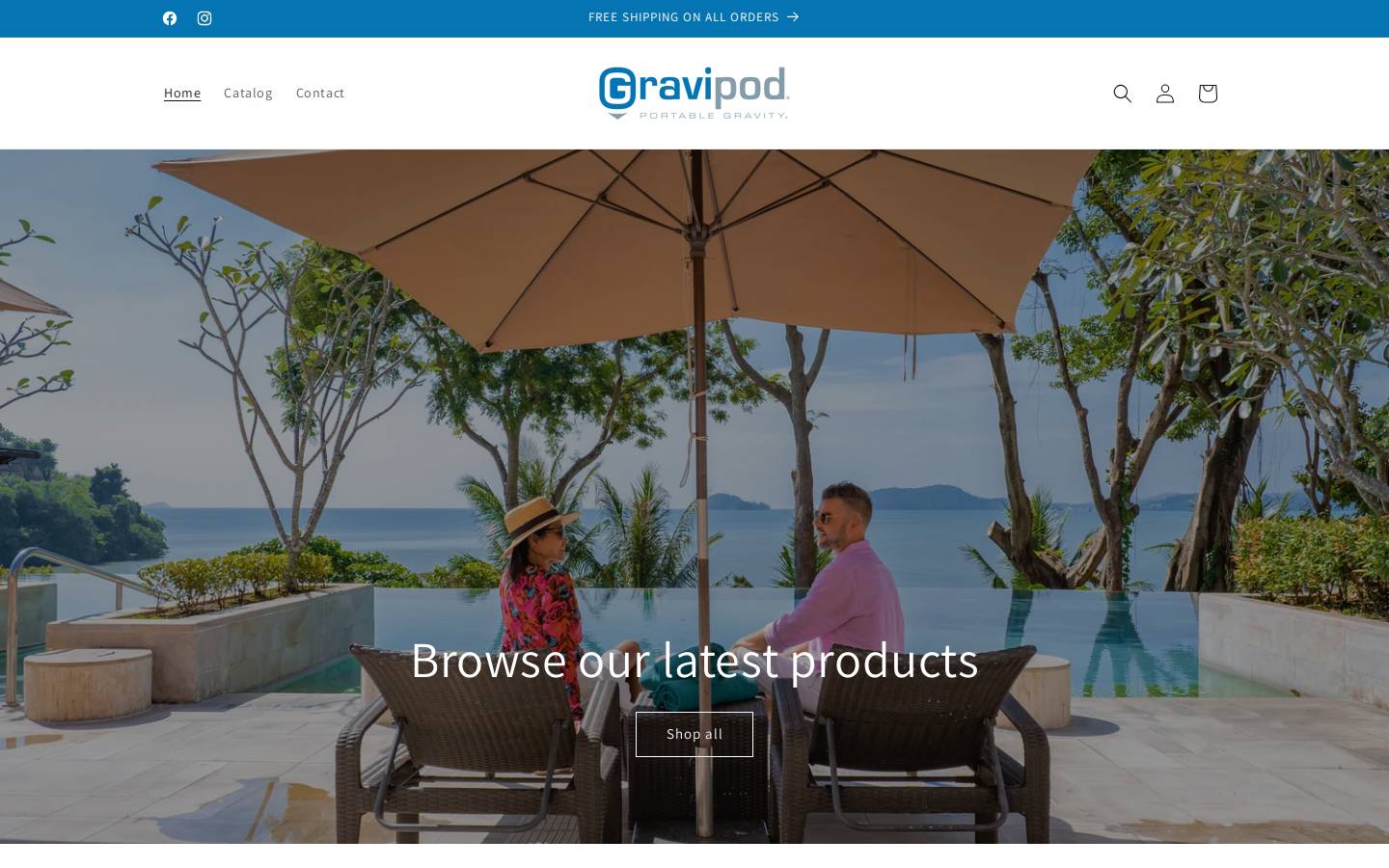 gravipod.com homepage screenshot