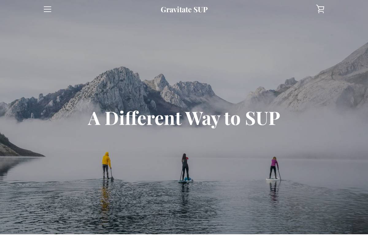 gravitatesup.com homepage screenshot