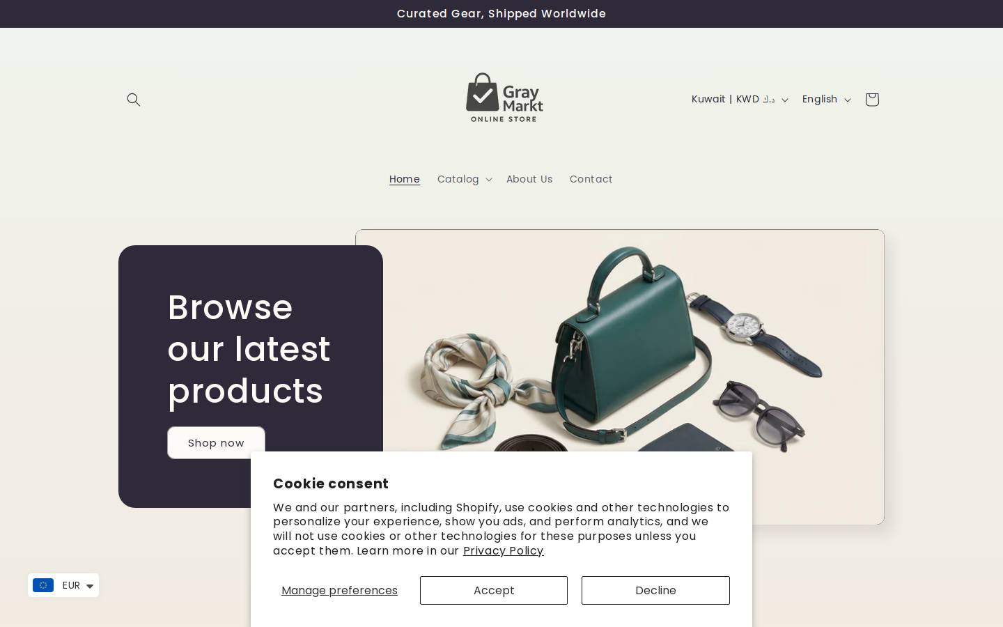 graymarkt.com homepage screenshot