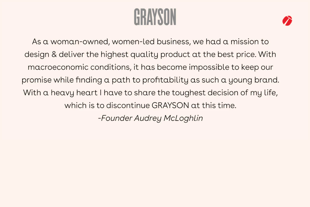 grayson.com homepage screenshot