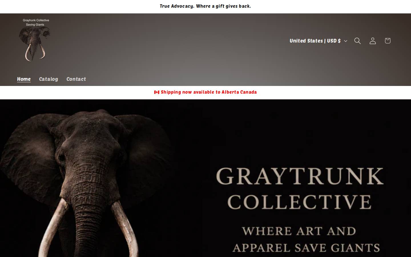 graytrunkcollective.com homepage screenshot
