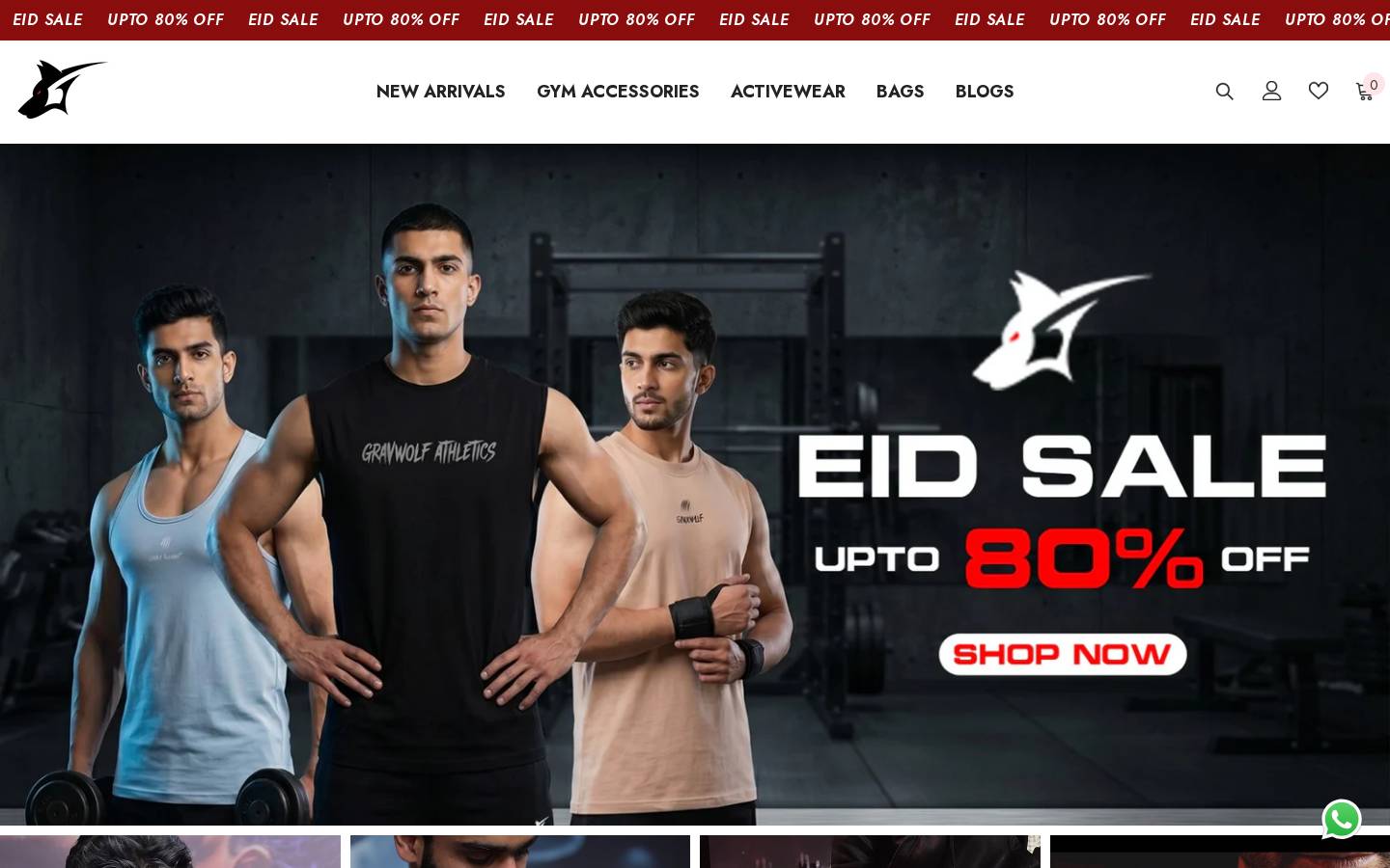 graywolfgear.com homepage screenshot