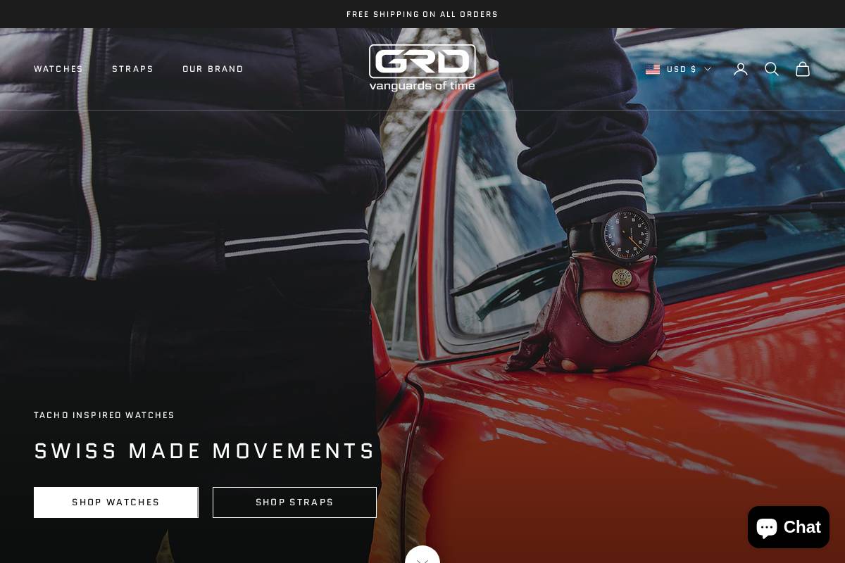 grdwatch.com homepage screenshot