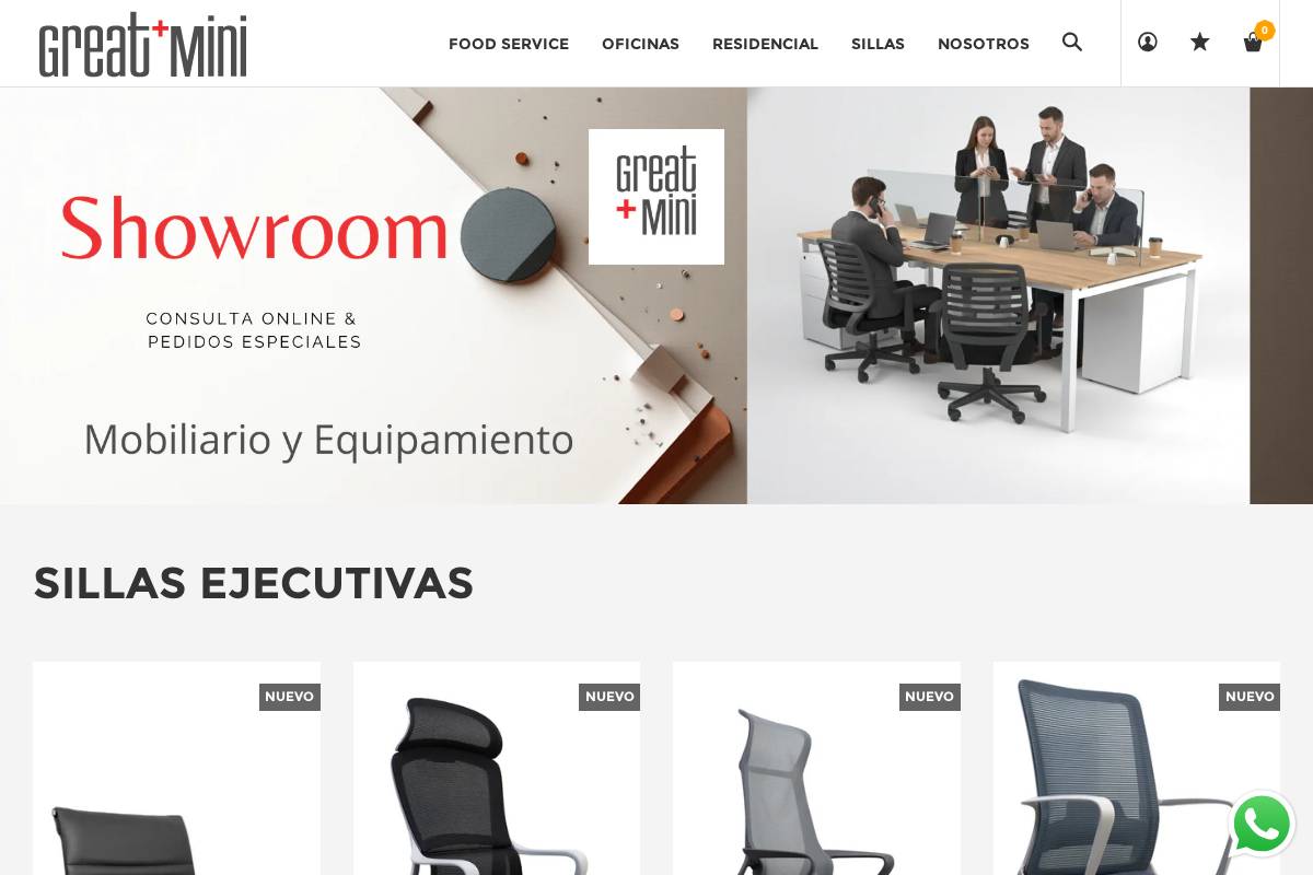 great-mini.mx homepage screenshot