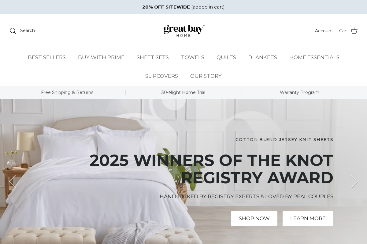 greatbayhome.com homepage screenshot