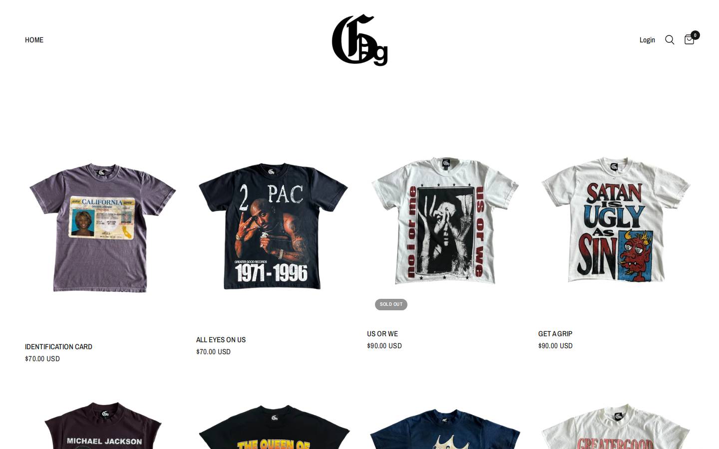 Greater Good homepage screenshot
