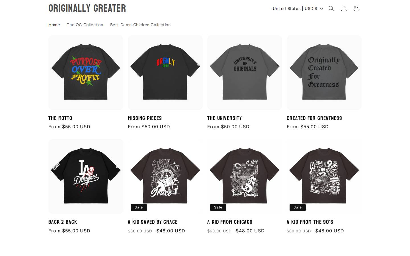 greaterthan365.com homepage screenshot