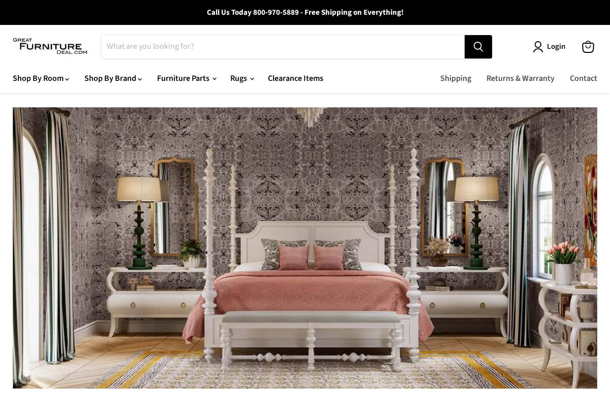 GreatFurnitureDeal homepage screenshot