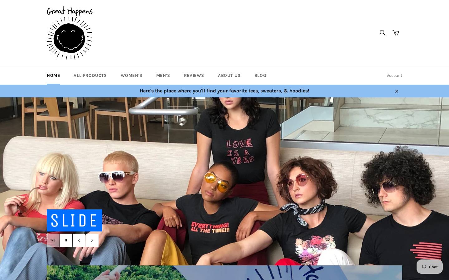 greathappensinc.com homepage screenshot