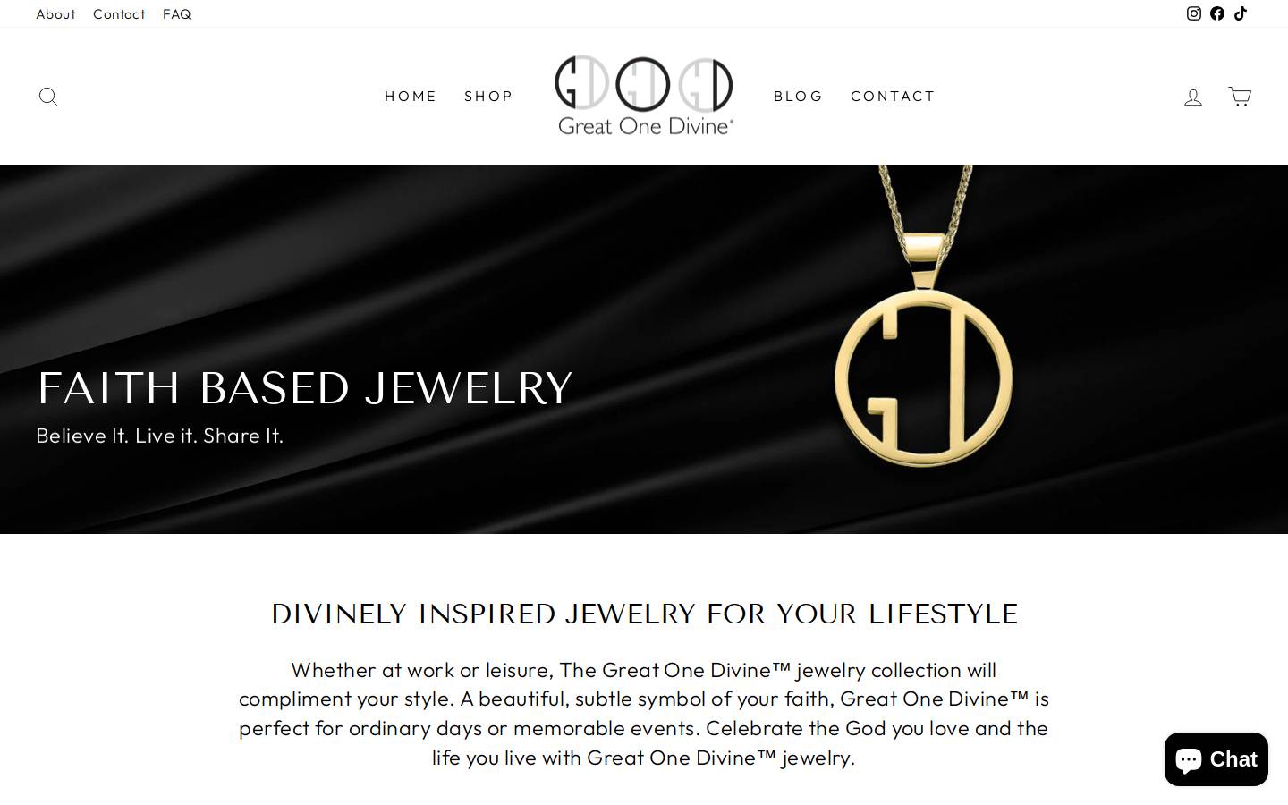 greatonedivine.com homepage screenshot