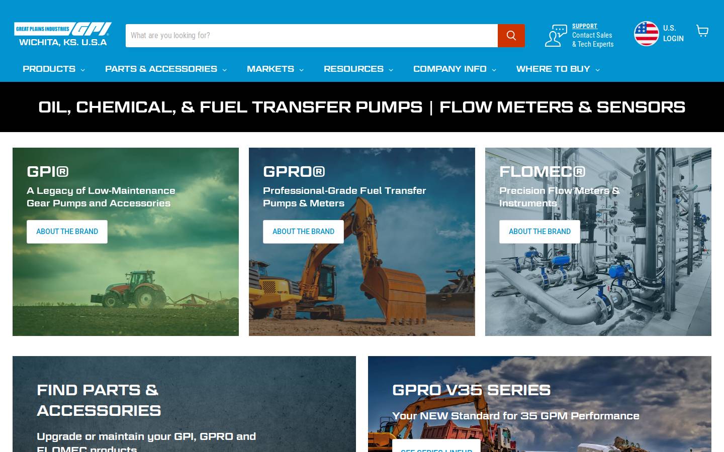 greatplainsindustries.com homepage screenshot