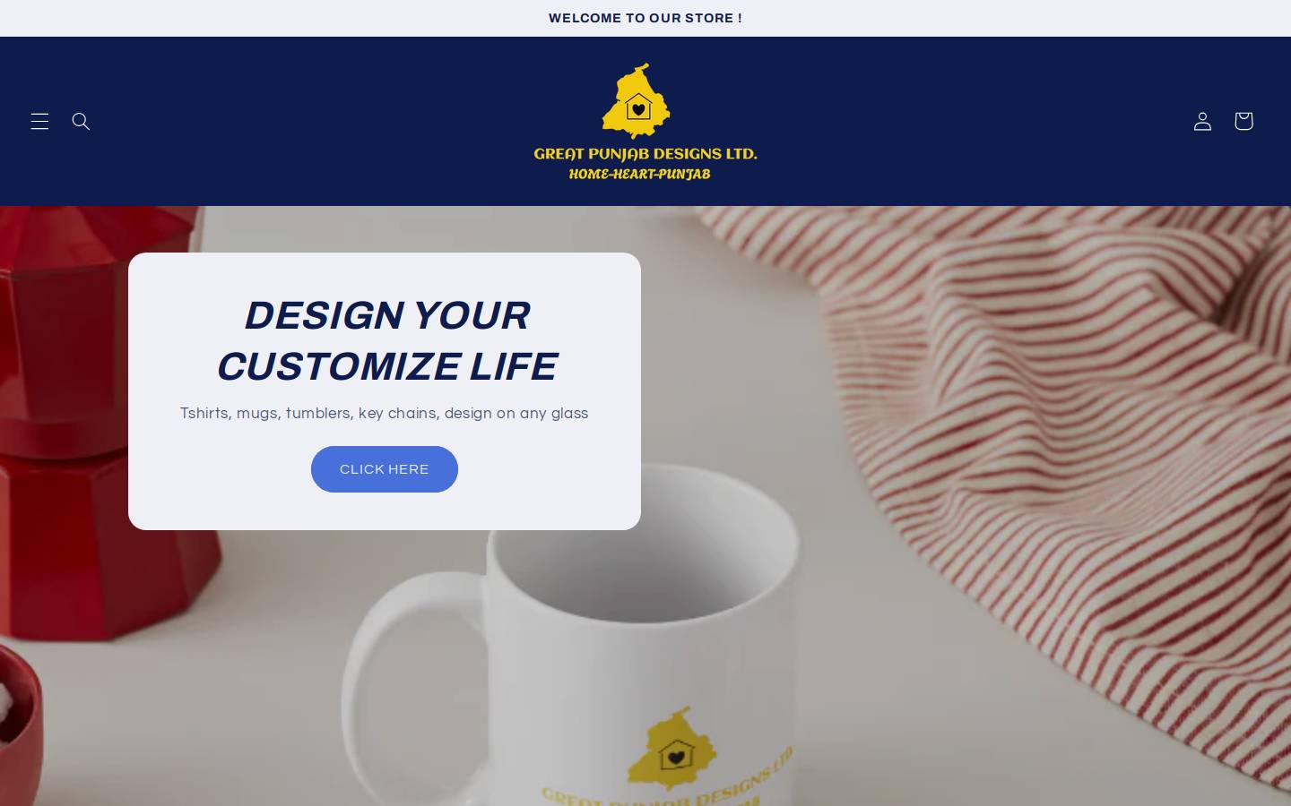 greatpunjabdesigns.com homepage screenshot