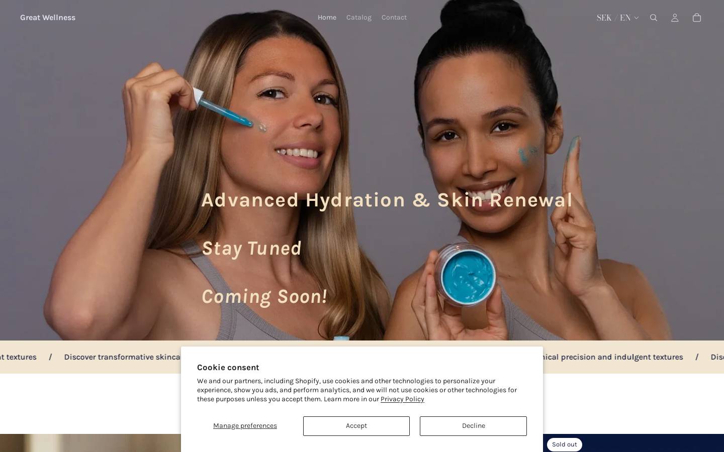 greatwellness.se homepage screenshot