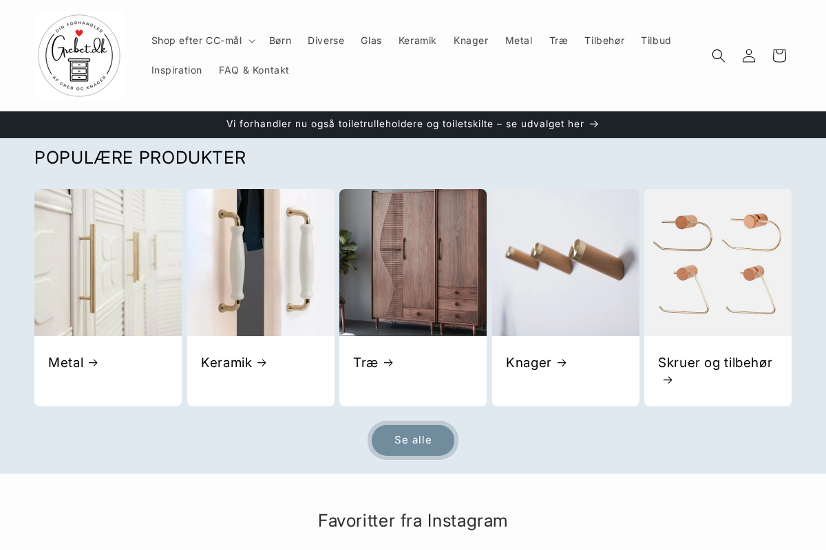Grebet homepage screenshot