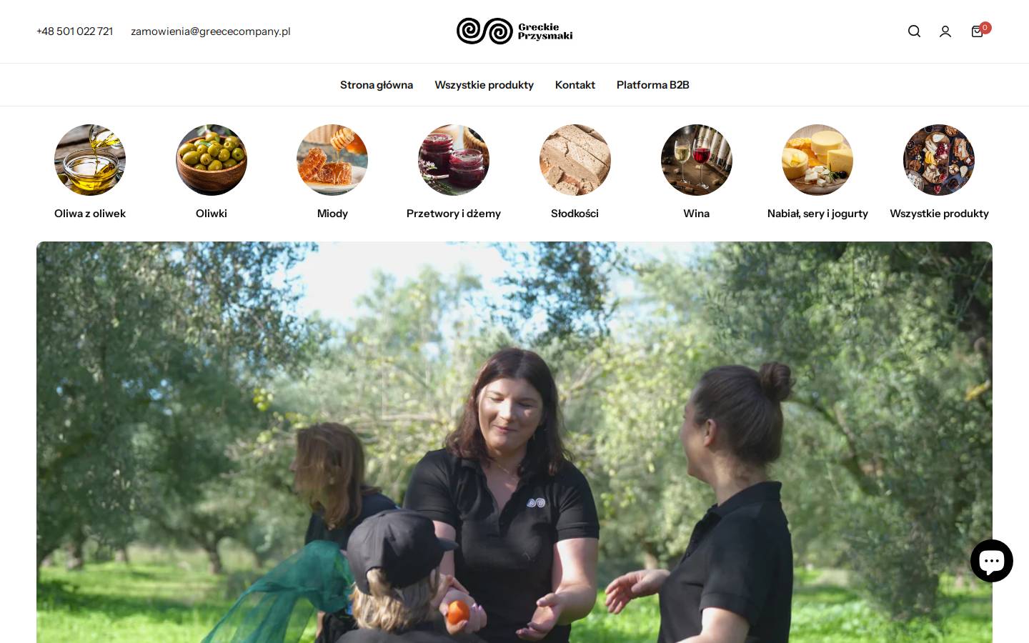 greckieprzysmaki.pl homepage screenshot