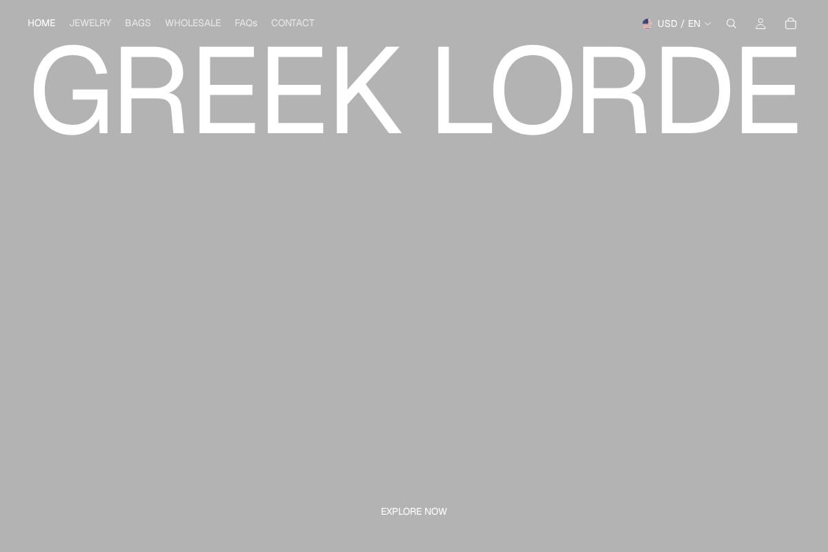 greeklorde.com homepage screenshot